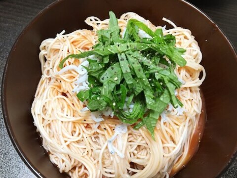 トマトジュースで！イタリアンそうめん